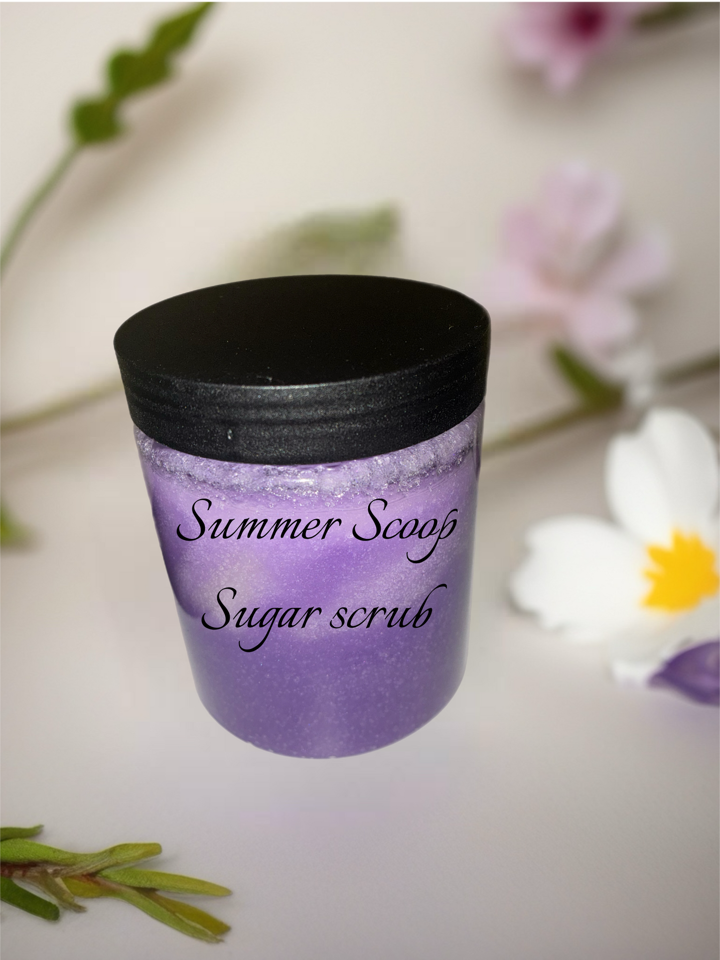 Summer scoop sugar scrub